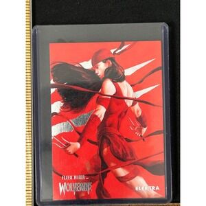 Fleer‎ Ultra Wolverine Elektra Trading Card 1996 Marvel